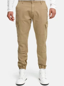Indicode Herren Cargohose - August in beige sand