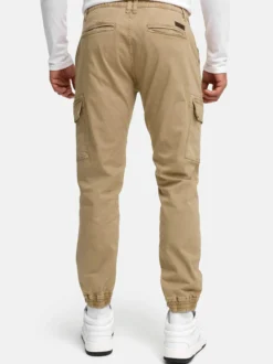 Indicode Herren Cargohose - August in beige sand