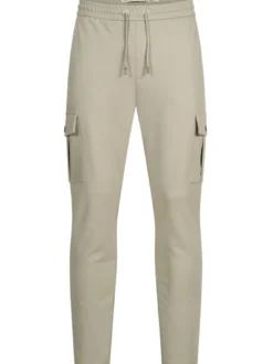 Indicode Herren Cargohose - INNezzo String Cargo in beige