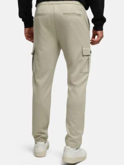 Indicode Herren Cargohose - INNezzo String Cargo in beige