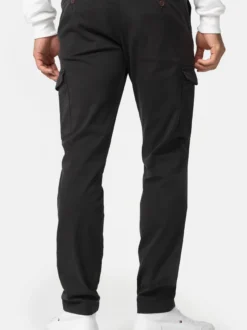 Indicode Herren Cargohose - INWalmie in schwarz