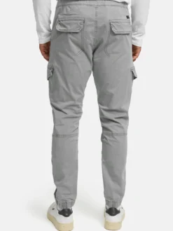 Indicode Herren Cargohose - INPillus in hellgrau