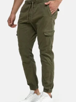 Indicode Herren Cargohose - Levy in khaki