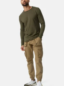Indicode Herren Cargohose - Leonard in camel
