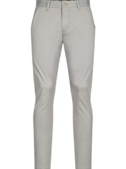 Indicode Herren Chinohose - Cherry in hellgrau grau