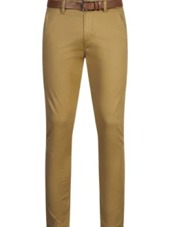 Indicode Herren Chinohose - INPilli in camel
