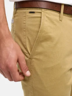 Indicode Herren Chinohose - INPilli in camel