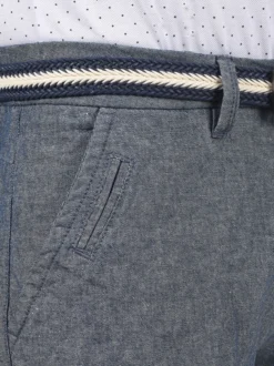 Indicode Herren Chinoshorts - IDMews in indigo