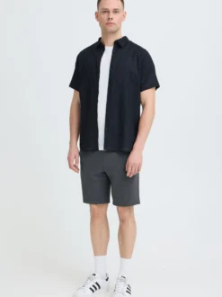 Indicode Herren Chinoshorts - IDCowsol in anthrazit