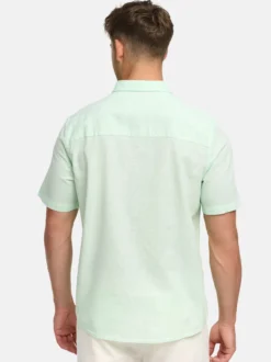 Indicode Herren Hemd Kurzarm - INCeppo in mint