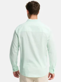 Indicode Herren Hemd Langarm - INCeppo in mint