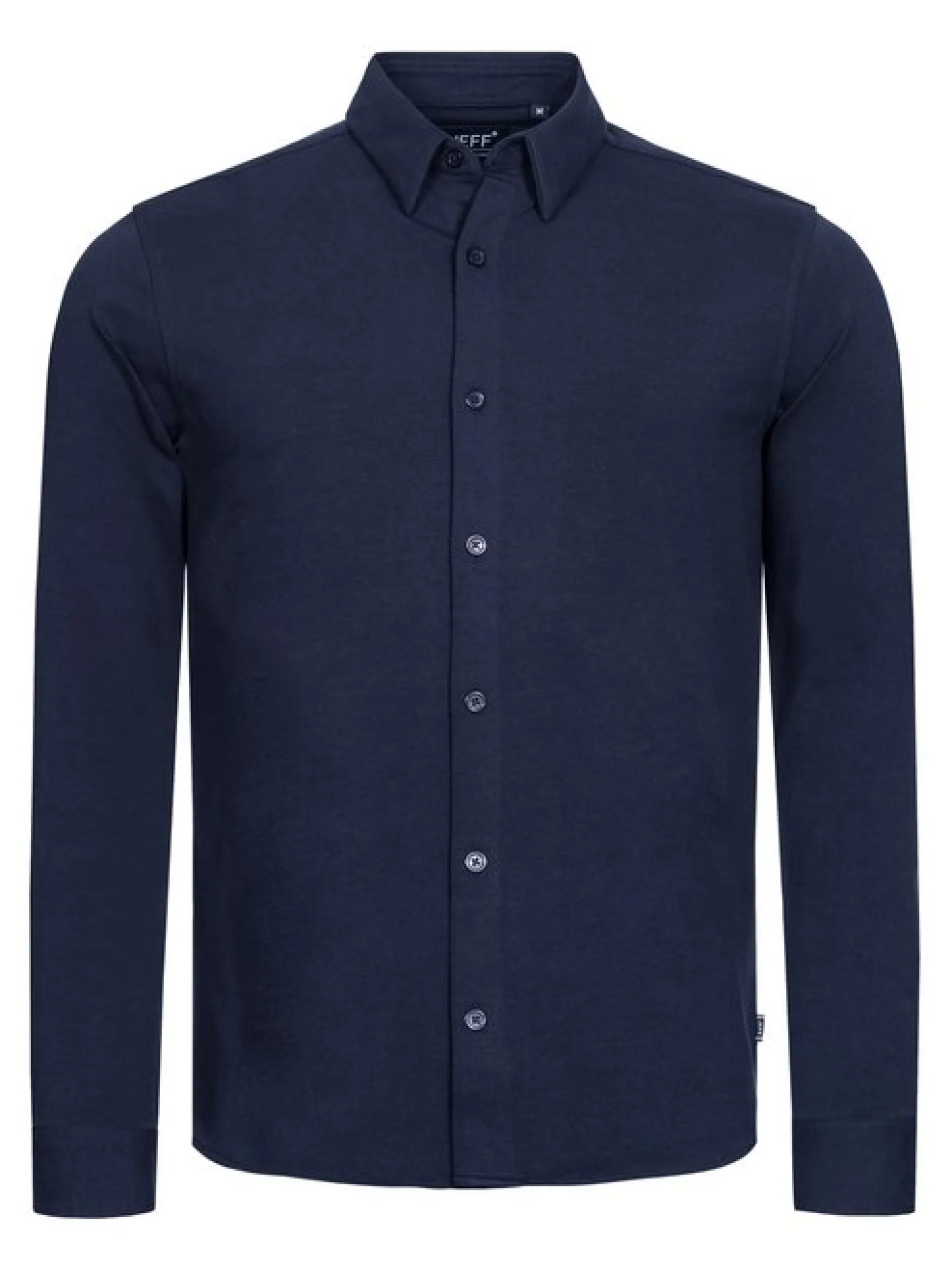 Indicode Herren Hemd Langarm - Theo in marine