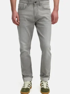 Indicode Herren Jeanshose - INChammy in hellgrau grau