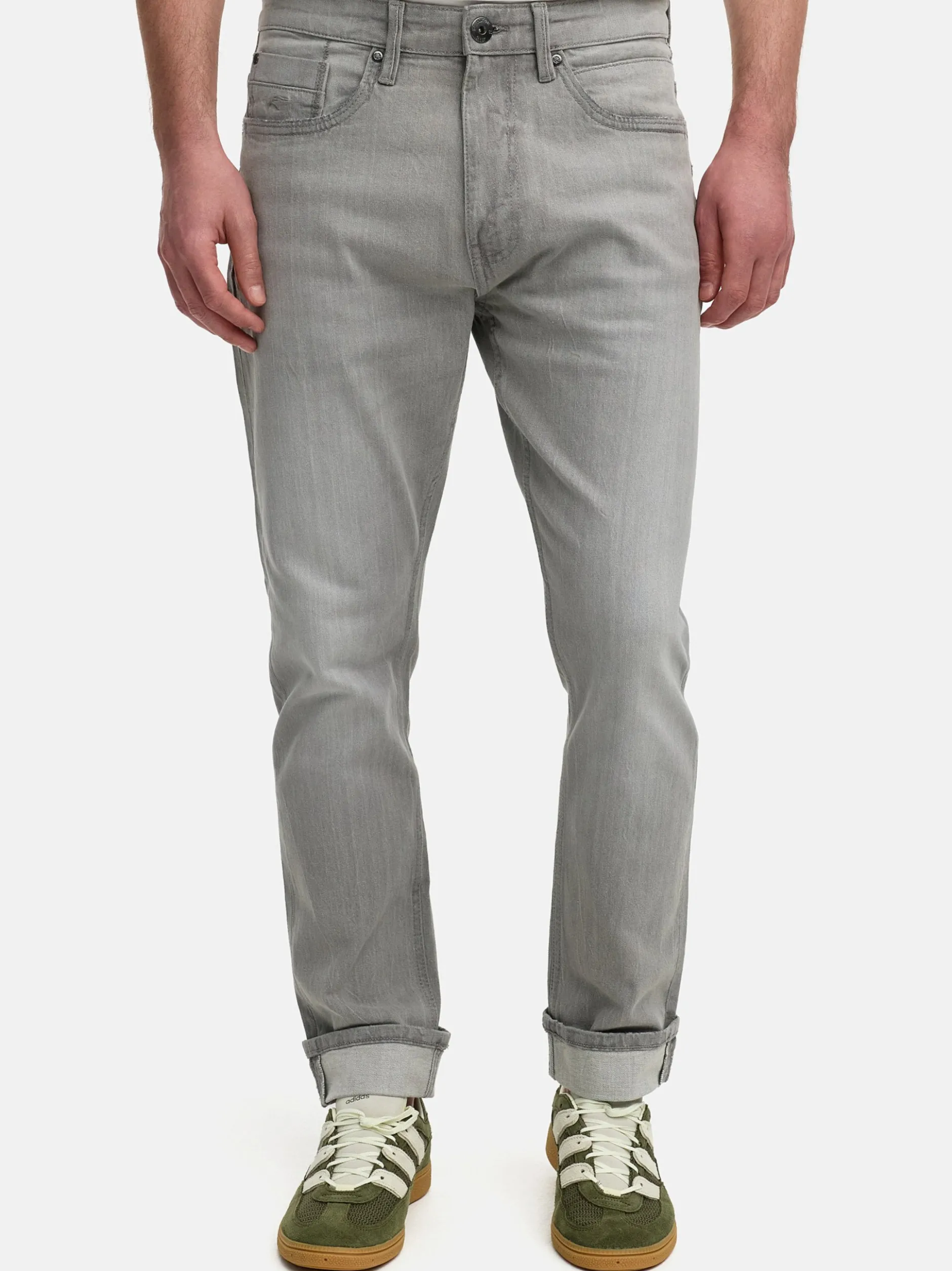 Indicode Herren Jeanshose - INChammy in hellgrau grau