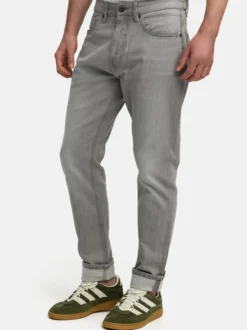 Indicode Herren Jeanshose - INChammy in hellgrau grau