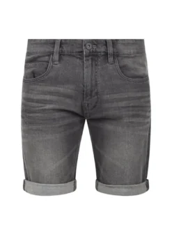 Indicode Herren Jeansshorts - IDQuentin in grau