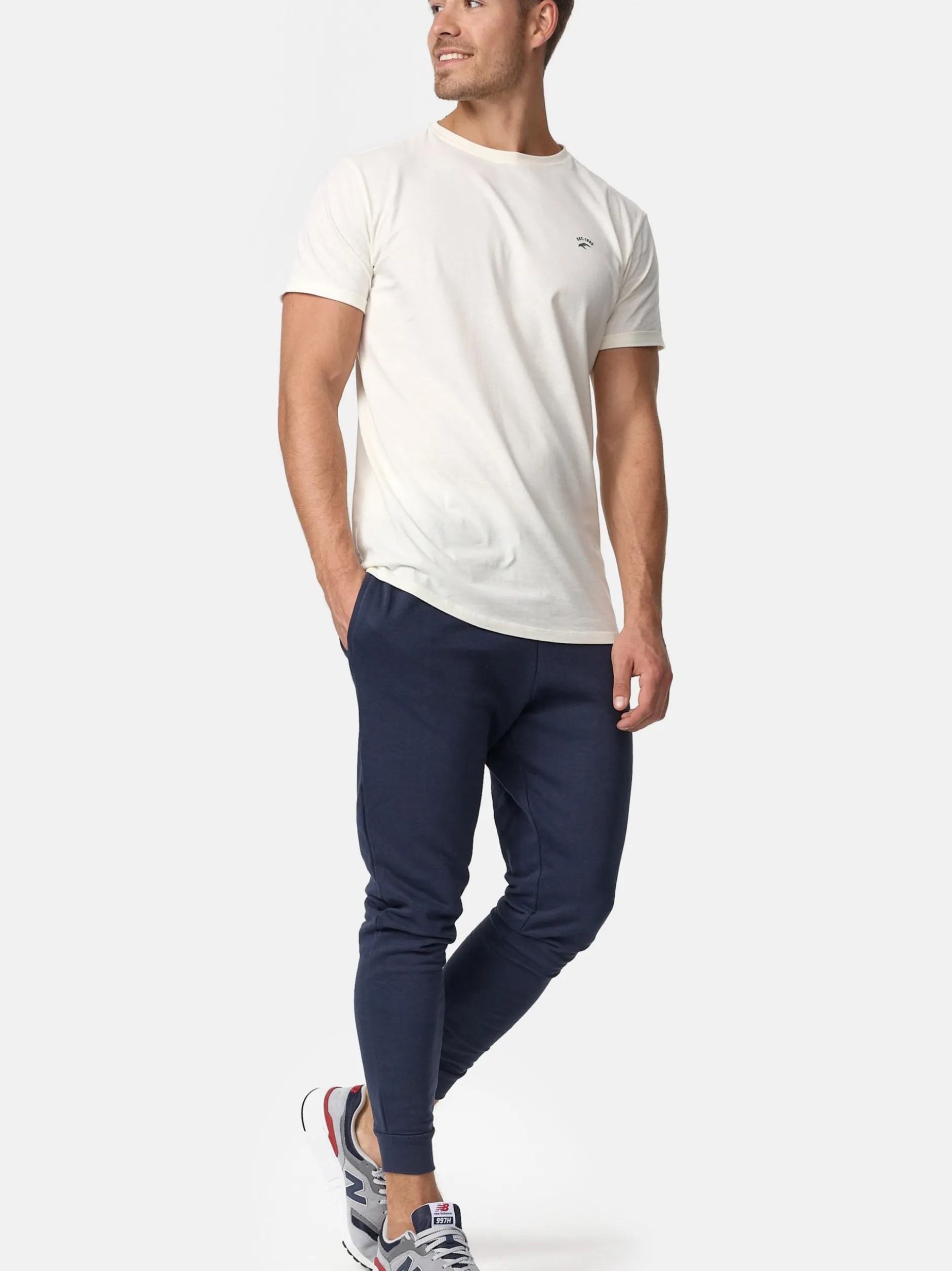 Indicode Herren Jogginghose - Eberline in marine