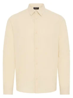 Indicode Herren Leinenhemd - IDMonko in beige