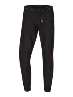Indicode Herren Leinenhose - Blnda in schwarz