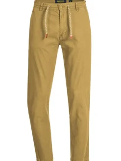 Indicode Herren Leinenhose - Veneto in beige sand