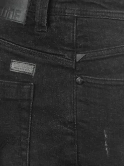 Indicode Herren 5-Pocket-Jeans - IDQuebec in schwarz