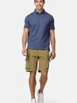 Indicode Herren Poloshirt - INTorrance in blau