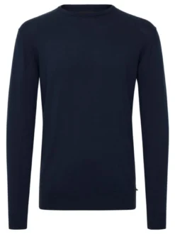 Indicode Herren Rundhalspullover - IDBadan in marine