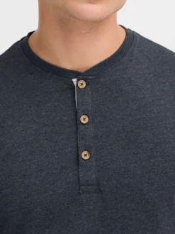 Indicode Herren Rundhalsshirt - IDGifford in blau