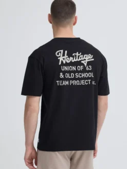 Indicode Herren Rundhalsshirt - IDBrybell in schwarz
