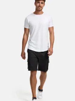 Indicode Herren Shorts Cargo - INSolupe in schwarz