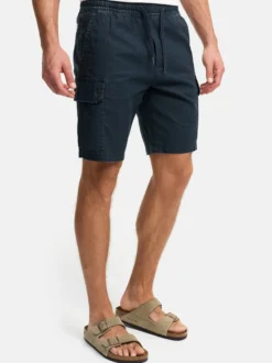 Indicode Herren Shorts Cargo - INCorry in blau