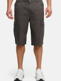 Indicode Herren Shorts Cargo - INNadim in anthrazit