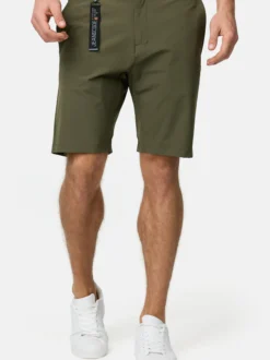Indicode Herren Shorts Chino - INGareth in khaki