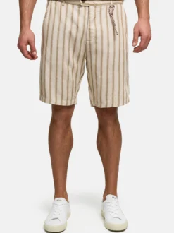 Indicode Herren Shorts Chino - INMonetti in beige mehrfarbig