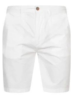 Indicode Herren Shorts Chino - INSan in weiß