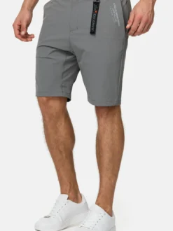 Indicode Herren Shorts Chino - INGareth in grau anthrazit