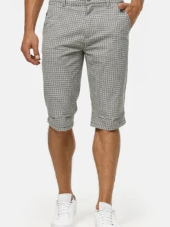 Indicode Herren Shorts Chino - Whitney in anthrazit grau