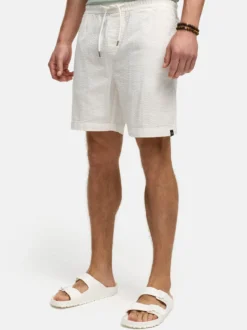 Indicode Herren Shorts - INAlizzo in weiß