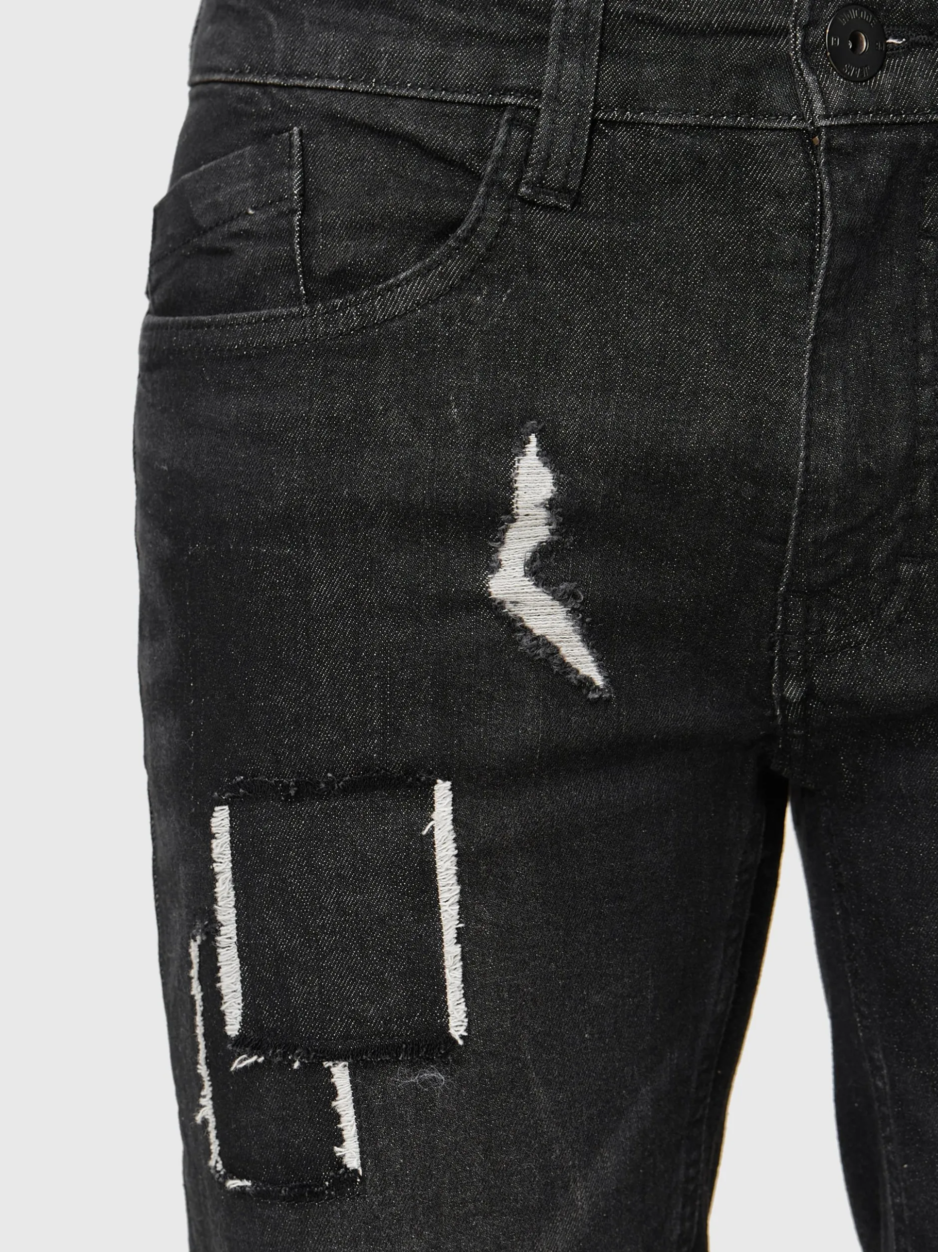 Indicode Herren Shorts Jeans - Roberts in schwarz