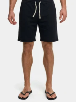 Indicode Herren Shorts Sweat - 2-Pack Eddy in weiß mehrfarbig
