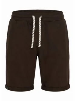 Indicode Herren Shorts Sweat - Aldrich in kastanie braun