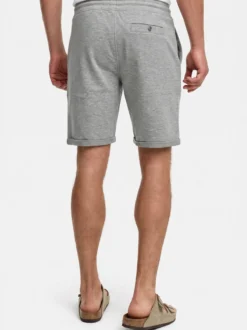 Indicode Herren Shorts Sweat - Aldrich in hellgrau