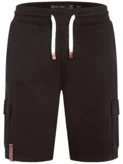 Indicode Herren Shorts Sweat - White Rock in anthrazit