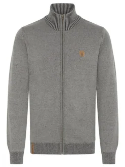 Indicode Herren Strickjacke - IDAndy in grau