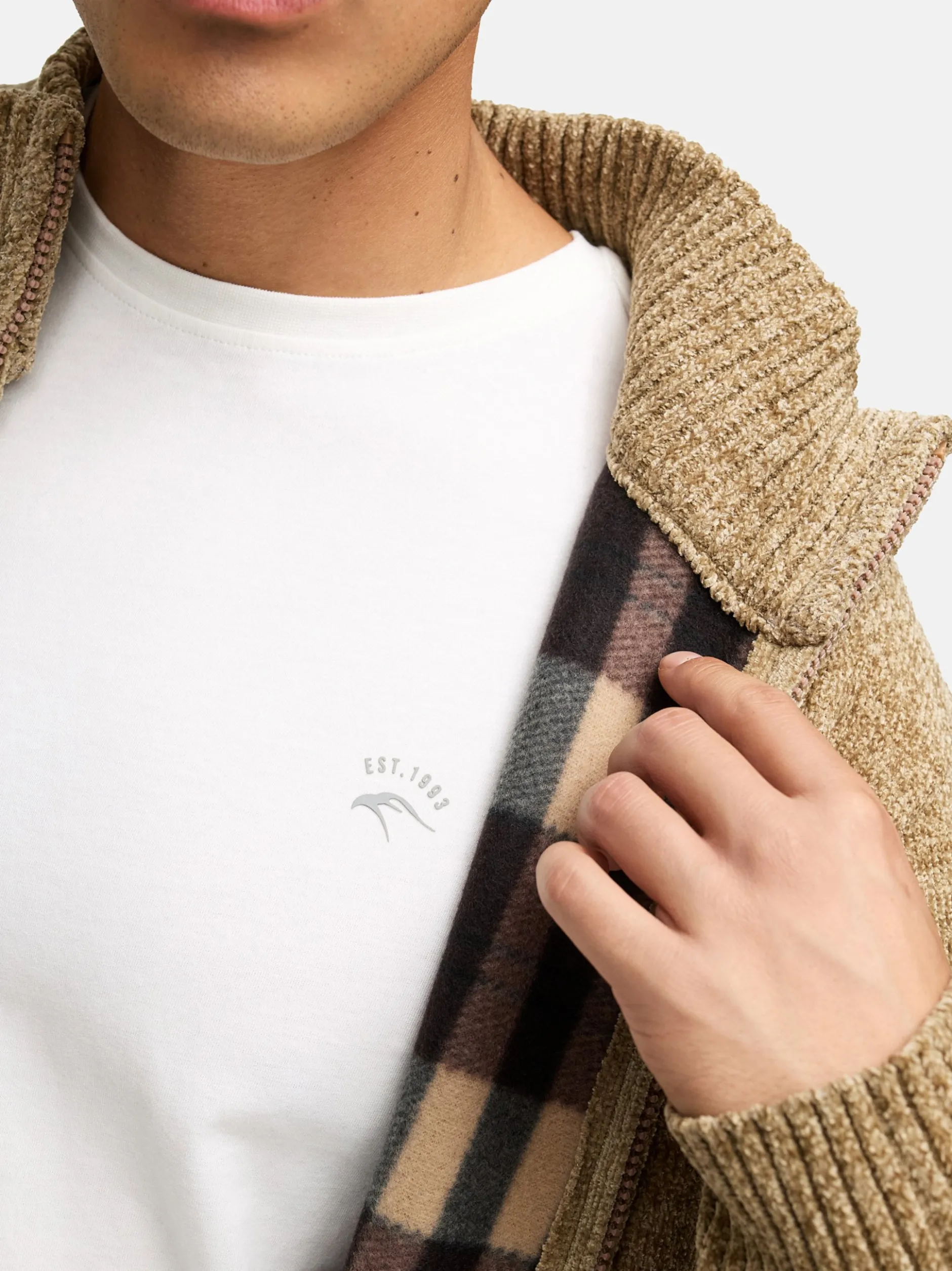 Indicode Herren Strickjacke - INFilion in beige sand
