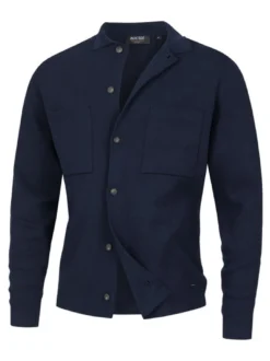 Indicode Herren Strickjacke - INBellino Cardigan in blau