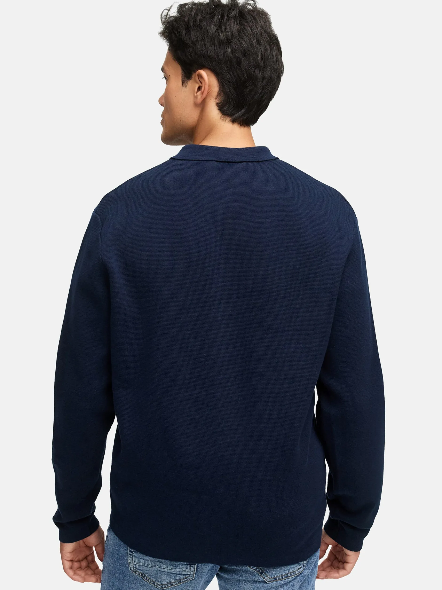Indicode Herren Strickjacke - INBellino Cardigan in blau