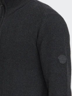 Indicode Herren Strickjacke - IDRevil in anthrazit