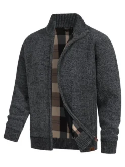 Indicode Herren Strickjacke - INFilion in schwarz