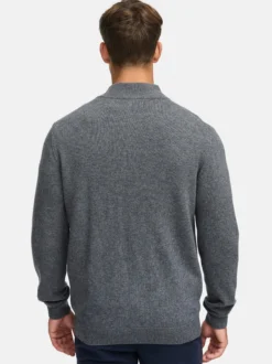 Indicode Herren Strickjacke - INMargous Cardigan in anthrazit